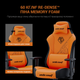 Игровое кресло Anda Seat Phantom 3 Tiger Edition PVC Size L Orange (AD18Y-14-OB-PV/C) - изображение 17