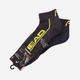 Набор мужских носков коротких HEAD Performance Quarter Unisex 791019001-009 35-38 2 пары Темно-серый/Желтый (8720245182034) - изображение 4