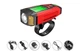 Аккумуляторный велофонарь + звонок + велокомпьютер AS0808 XPG+2LED(yellow)+COB(red) micro USB - изображение 2