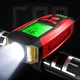 Аккумуляторный велофонарь + звонок + велокомпьютер AS0808 XPG+2LED(yellow)+COB(red) micro USB - изображение 5