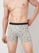 Трусы (3шт) Basic Collection L салатово черная полоска, светло серый меланж, серый с рисунком 1438092852 - изображение 5
