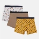 Трусы (3шт) Basic Collection M серый, бежевый полоска 1438092869 - изображение 2