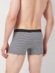 Трусы (3шт) Basic Collection M темно синий, салатовы в полоску, сине серый меланж 1438092940 - изображение 3
