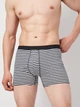 Трусы (3шт) Basic Collection XXL темно синий, салатовы в полоску, сине серый меланж 14380929563 - изображение 3