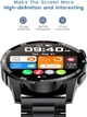 Смарт годинник LIGE NANO Black IPS 1.32 з функцією набору номера Bluetooth 5.0 GPS та аналізом фізичної активності ремінець у подарунок BS-1221b - зображення 4