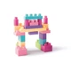 Конструктор Wader Kids Blocks 50 элементов розовый (41297) - изображение 7