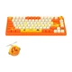 Механічна ігрова клавіатура Ajazz DKM-200 (81 клавіша, USB Type-C, Orange) - зображення 2
