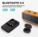 MP3 плеєр SWOFY MINI Lossless А3 - 32GB, Bluetooth 5.0, з клипсою, FM, крокомір - зображення 3