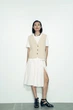 Костюм - футболка с жилетом и юбка zara - L - изображение 1