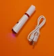LED+UV лампа для маникюра SUN x11 MAX 66 LED 180 W белая с черным в комплекте с фонариком для наращивания ногтей - изображение 3