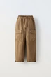 Подростковые брюки с карманами Zara 5644/862 140 см Коричневый - изображение 1