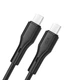 Кабель Xo NB-Q231B USB-C - USB-C (60w) 1 метр чорний - зображення 2