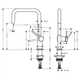 Смеситель для кухни Hansgrohe Talis 72806800 - изображение 5