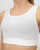 Пижама женская из рубчика топ и шорты Белый Maybel 3XL 321 (3159_6) - изображение 6