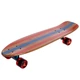 Лонгборд Слалом Slalom із бамбука SP-Sport BAMBOO LY-5366 червоний-коричневий - зображення 2