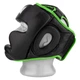 Боксерский тренировочный шлем Power Play 3100 PU, Black/Green - XS тренировочный - изображение 2