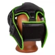 Боксерский тренировочный шлем Power Play 3100 PU, Black/Green - XS тренировочный - изображение 4