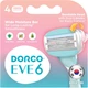 Картриджи Dorco для системы Eve6 для женщин 6 лезвий 4 шт (8801038583112) - изображение 1