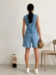 Шорты женские ARTKNIT Shorts SH2024 M Голубые (4823093460713) - изображение 4