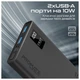 Універсальна мобільна батарея Promate bolt-10pro.black 10000mAh - зображення 5