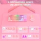 Комплект проводная игровая клавиатура и проводная игровая мышь Набор игровой Combo 2-in1 ONIKUMA G26 + CW916 (Keyboard engine/Mouse раскладка только англ) Розовый - изображение 2