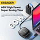 Кабель Essager Type-C to Type-C + Набор переходников коннекторов Multifunctional Retractable Cable Organizer Box Black (ECJHZ-JC01-P) - изображение 8