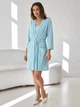 Халат женский большого размера BARWA garments 0317 XL Светло-голубой (2110003174993) - изображение 1