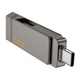 Флеш пам'ять Hoco UD15 128GB Flash Drive 2in1 Type-C USB 3.2 універсальний накопичувач/флешка для зберігання, перенесення та обміну даними для пристроїв - зображення 3