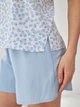Пижама (майка + шорты) женская из вискозы BARWA garments 0340/313 S Светло-голубая (2113403131849) - изображение 7
