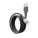 Кабель для зарядки и обмена данными USB YOKI YK-CY23 CYBER Series USB/Lightning 12W (2.4A/5V) 1.2m Черный - изображение 5