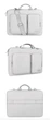 Сумка-чохол для ноутбука макбука MacBook Air/Pro M1 M2 М3 14.1"/15.4"із двома зовнішніми кишенями Сіра - зображення 3