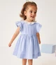 Детское платье Little Maven арт.1668 104 см Голубой - изображение 4
