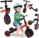Трехколесный велосипед беговел Ikonka Trike Fix 3в1 велобег 3в1 Красный - изображение 1
