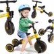 Трехколесный велосипед беговел Ikonka Trike Fix 3в1 велобег 3в1 Желтый - изображение 1
