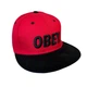 Кепка OBEY дитяча підліткова для хлопчиків та дівчаток червона 53-57р. - зображення 1
