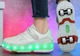 Роликові кросівки для дівчаток білі на 4-х колесах з LED підсвіткою (DL123) Р.36(23,1см) - зображення 5
