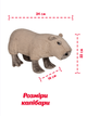 Мягкая игрушка Капибара 34 см (KAPI1_SU) INKATOYS - изображение 2