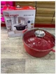 Кастрюля Top Kitchen 28 см TK00053 с мраморным антипригарным покрытием, красный (TK00053) - изображение 2