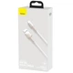 Дата кабель Baseus Cafule Metal Data USB to Type-C 66W (1m) (CAKF00010) White - изображение 5