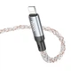 Дата кабель Hoco U112 Shine 20W Type-C to Lightning (1m) Gray - изображение 5