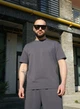 Чоловічі футболки в стилі оверсайз PR Intruder 0170 L-XL Темно-сірий (IN-0170/05B) - зображення 1