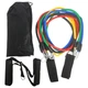 Эспандер для фитнеса и силовых упражнений трубчатый 11 в 1 Ares Active Resistance Bands Set - изображение 6