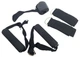 Эспандер для фитнеса и силовых упражнений трубчатый 11 в 1 Ares Active Resistance Bands Set - изображение 7