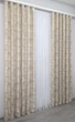 Комплект готовых штор VR-Textil Жаккард Sultan YL № 1206ш Серо-бежевый 150х270 см 2 шт (33-0027) - изображение 5