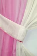 Кухонные шторы VR-Textil № 017к комбинированные с подвязками розовый с бежевым 265х170 см (50-008) - изображение 3