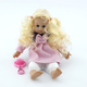 Lalka bobas Mega Creative Nella Blonde in a Pink Outfit z akcesoriami 40 cm (5902643682887) - obraz 4