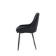 Стул кухонный Intarsio HUGO 51×56×82 см Черный - изображение 4