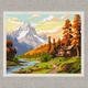 Картина по номерам Горный дом. Пейзаж 40*50 см Идейка KHO 6339 - изображение 2