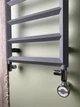 Электрический тен для полотенцесушителя Terma MOA 400W Chrome з маскувальним елементом WEMOA04TGPOM - изображение 6