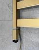 Тен для рушникосушки Terma ONE 30x30 з регулятором, 400 Вт, колір Brass з кабелем в розетку WEOKX04TBRAU - зображення 4